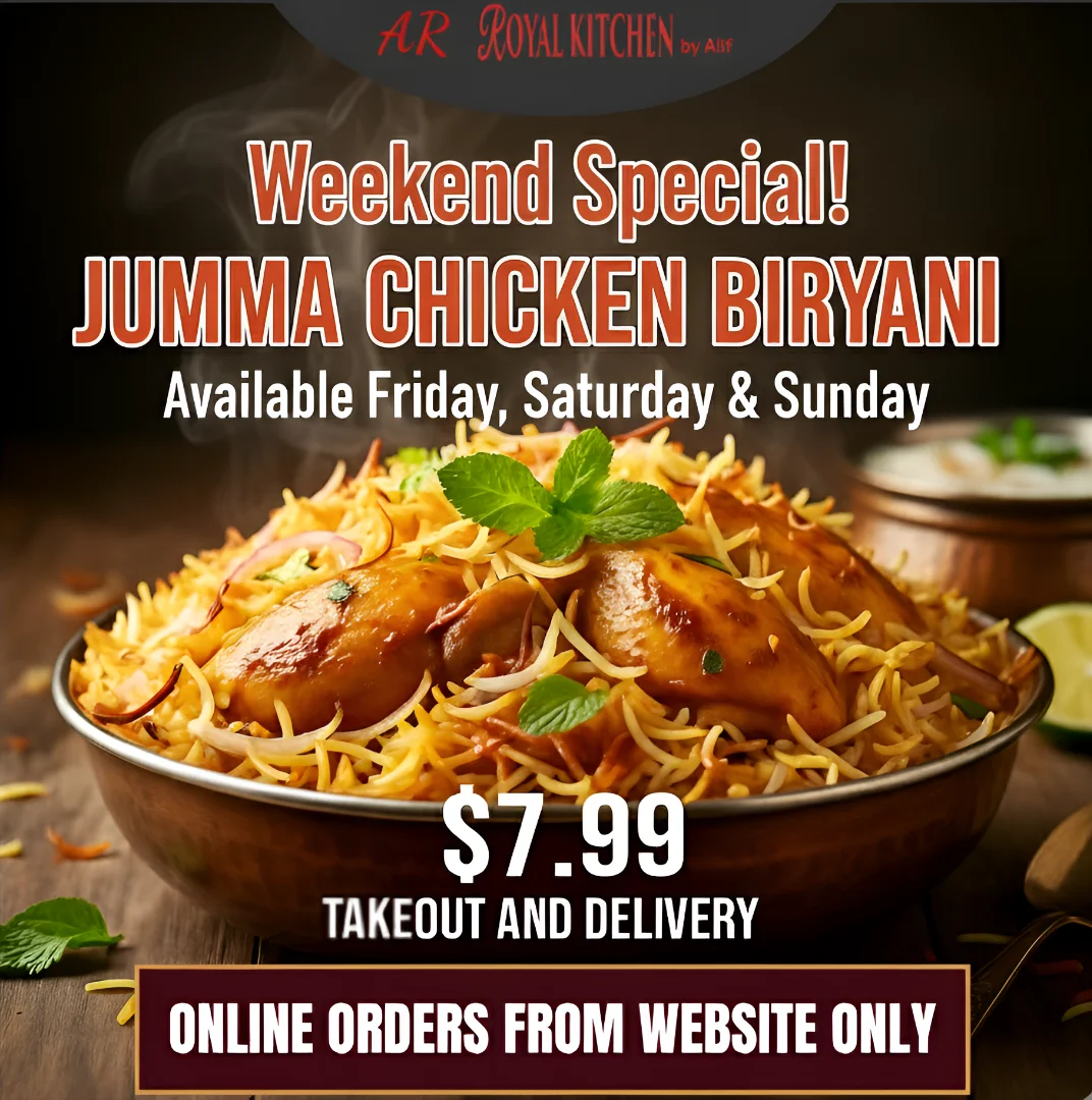 Special Offer at AR Royal Kitchen - Bangladeshi Restaurant in Edmonton